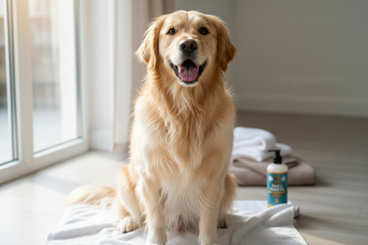 Fluffy Clean Dog After Bath